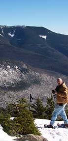 Curt Hiller surveys Franconia Ridge